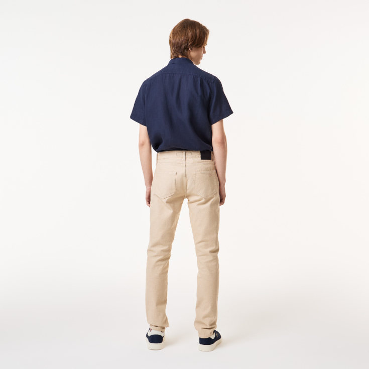 Мужские облегающие брюки-чинос Lacoste