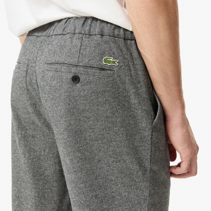 Мужские брюки Lacoste из смеси хлопка и шерсти
