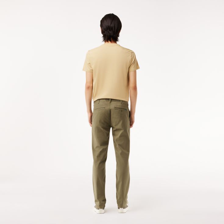 Мужские классические брюки - чинос Lacoste Slim Fit из хлопка