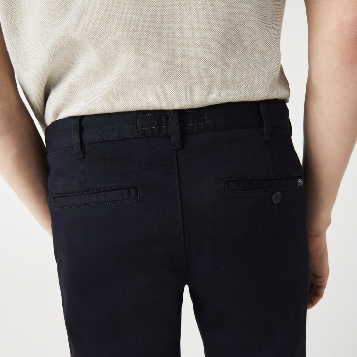 Мужские классические брюки - чинос Lacoste Slim Fit из хлопка