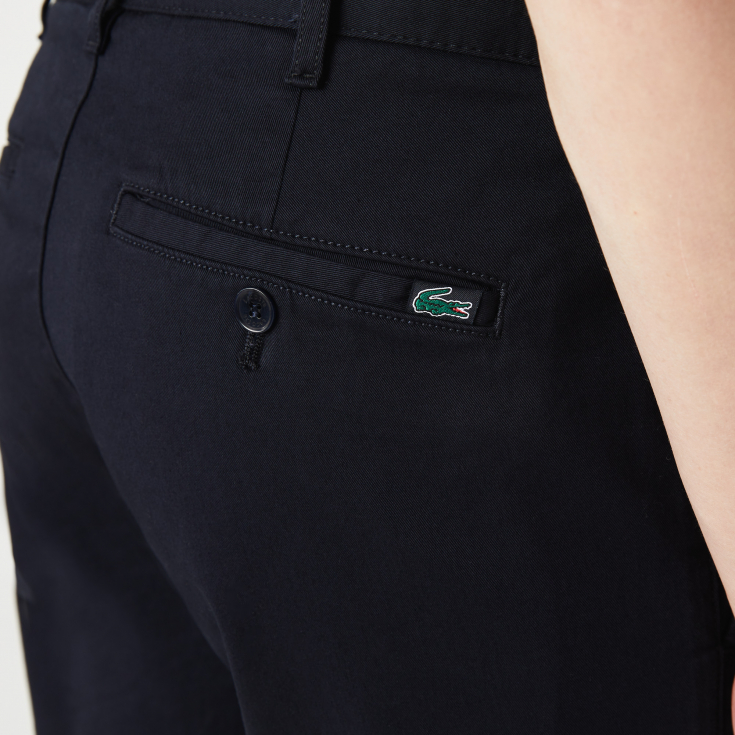 Мужские классические брюки - чинос Lacoste Slim Fit из хлопка