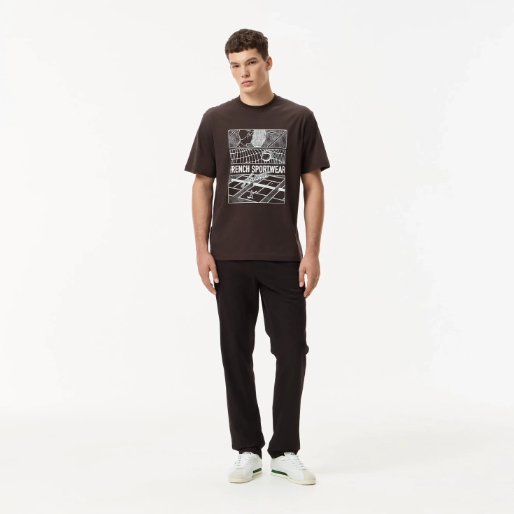 Мужские брюки Lacoste из эластичного хлопка