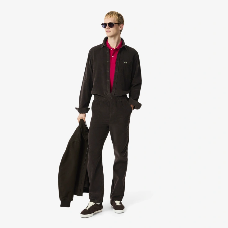 Мужские вельветовые брюки Lacoste Regular Fit