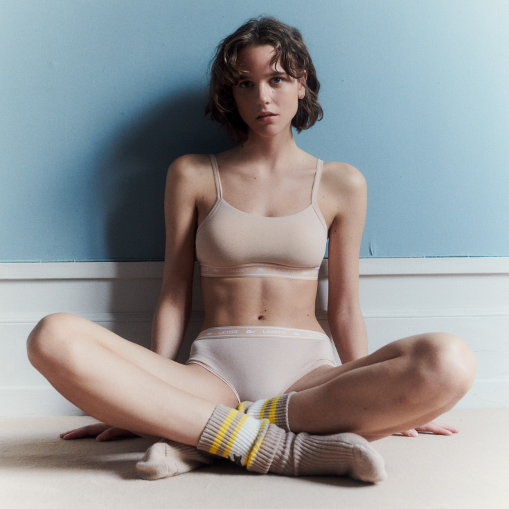 Женский топ Lacoste из органического хлопка