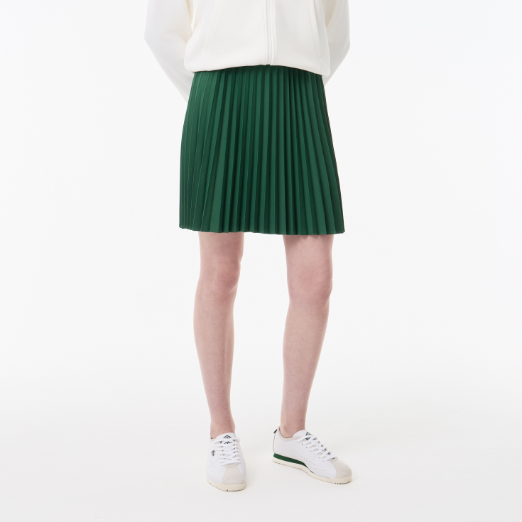 Короткая плиссированная юбка Lacoste