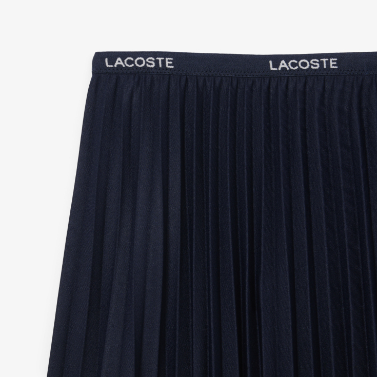 Короткая плиссированная юбка Lacoste