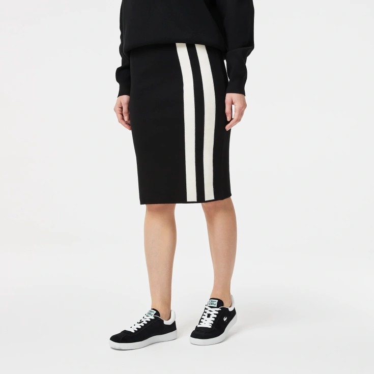 Женская узкая юбка Lacoste с полосой