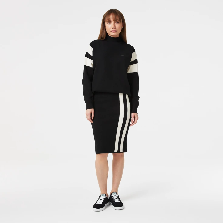 Женская узкая юбка Lacoste с полосой