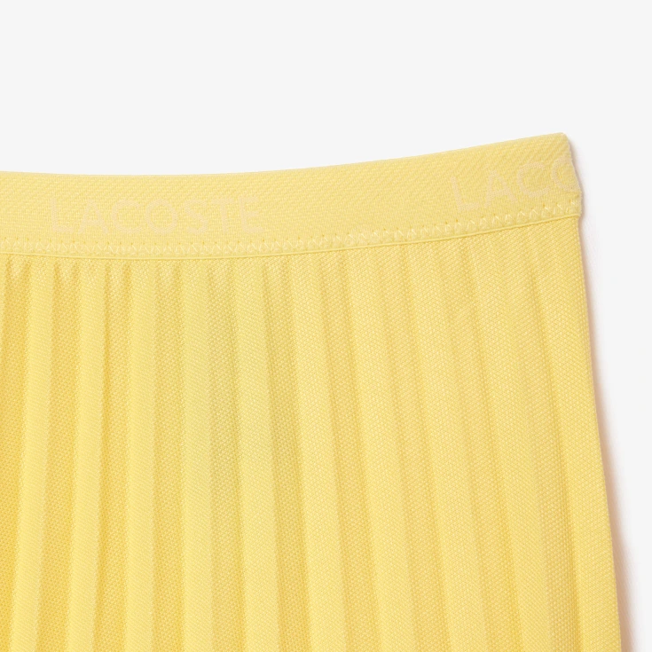 Женская плиссированная юбка Lacoste
