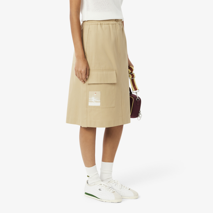 Женская юбка Lacoste из хлопка