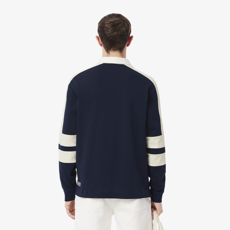 Мужское хлопковое регби Lacoste