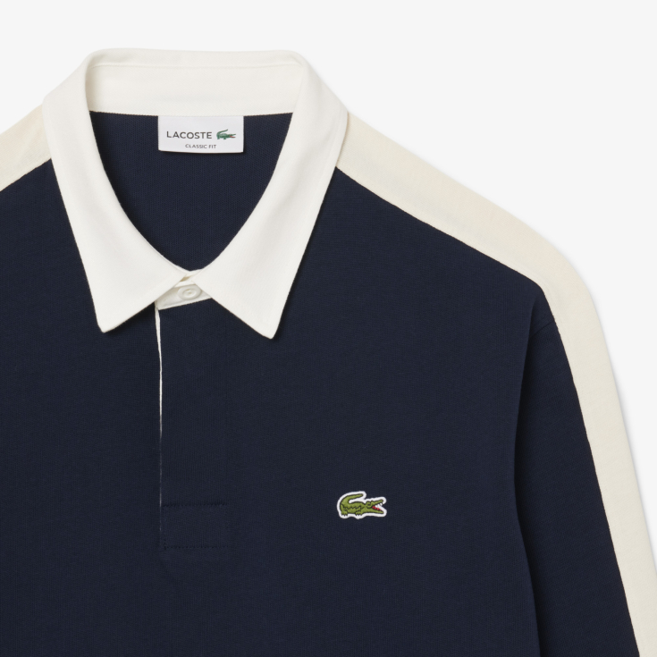 Мужское хлопковое регби Lacoste