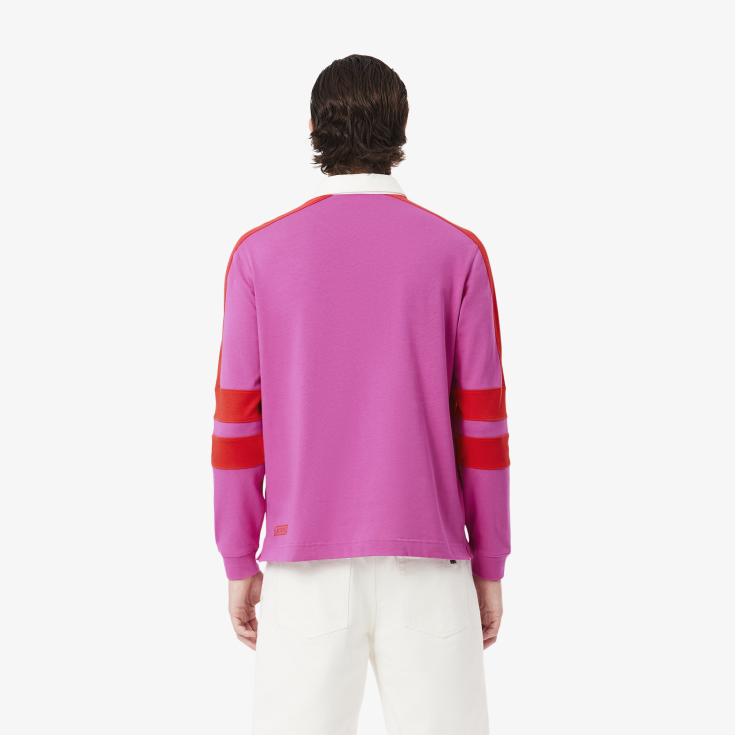 Мужское хлопковое регби Lacoste