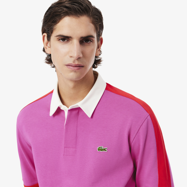 Мужское хлопковое регби Lacoste