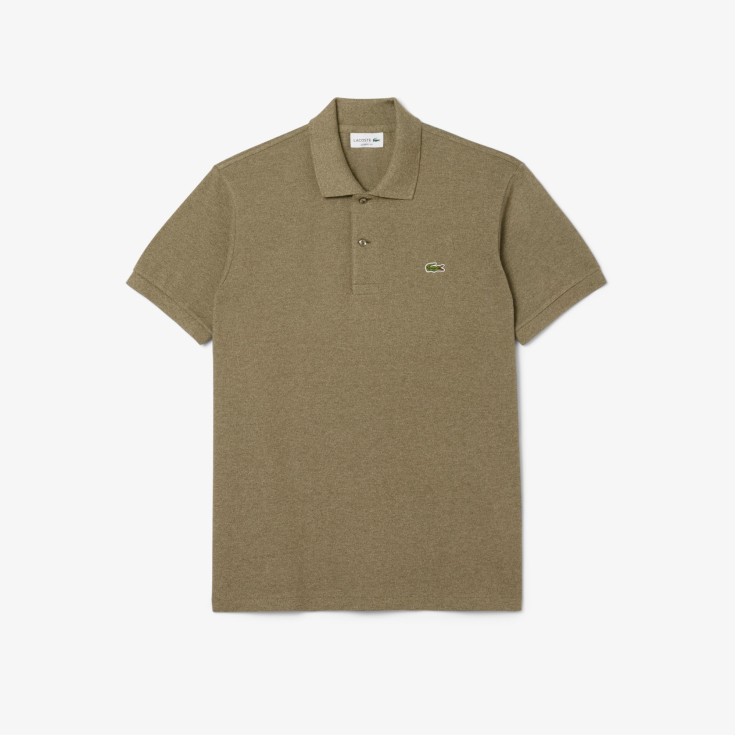 Мужское поло L.12.12 из меланжевой ткани