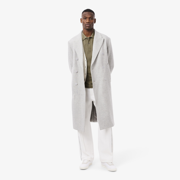 Мужское поло L.12.12 из меланжевой ткани