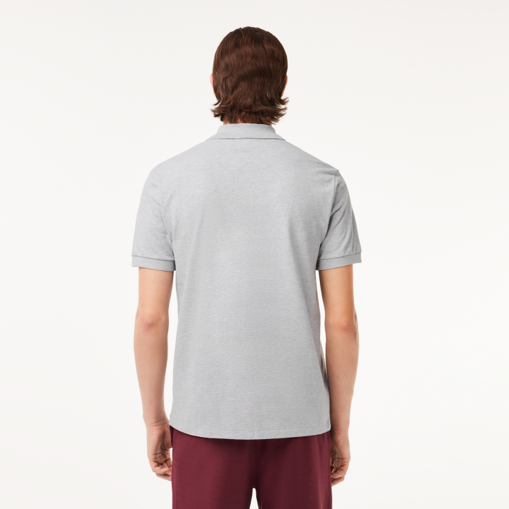 Мужское поло L.12.12 из меланжевой ткани