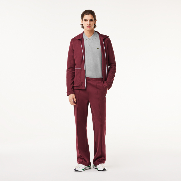 Мужское поло L.12.12 из меланжевой ткани