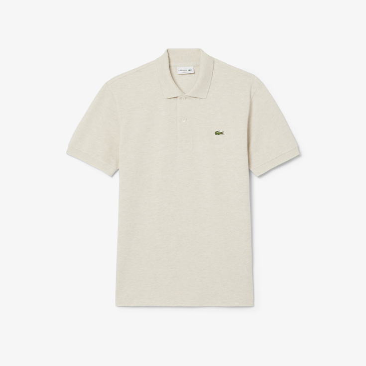 Мужское поло L.12.12 из меланжевой ткани