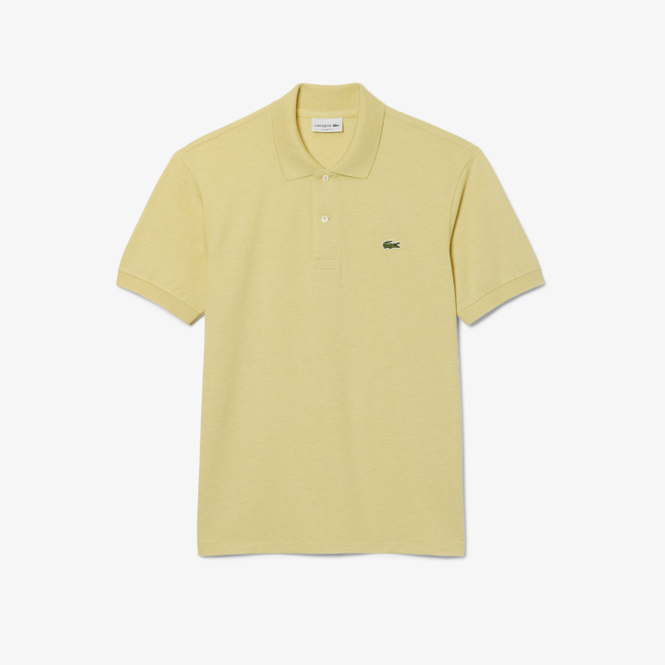 Мужское поло L.12.12 из меланжевой ткани