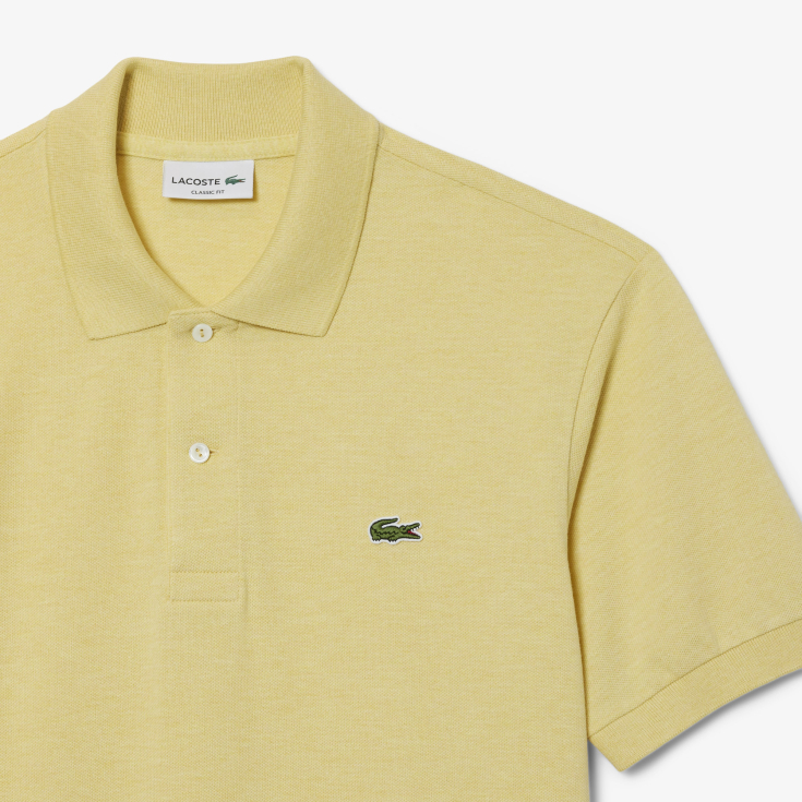 Мужское поло L.12.12 из меланжевой ткани