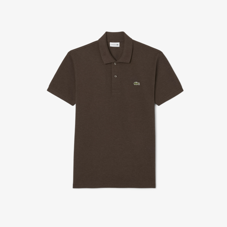 Мужское поло L.12.12 из меланжевой ткани