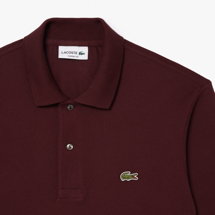 Мужское поло Lacoste L.12.21 Classic Fit с длинным рукавом