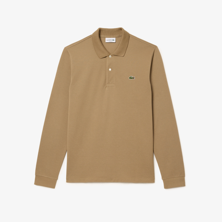 Мужское поло Lacoste L.12.21 Classic Fit с длинным рукавом