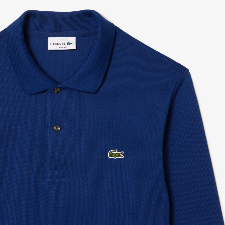 Мужское поло Lacoste L.12.21 Classic Fit с длинным рукавом