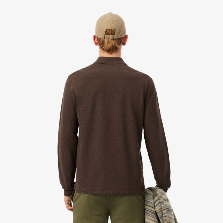 Мужское поло Lacoste L.12.21 Classic Fit с длинным рукавом