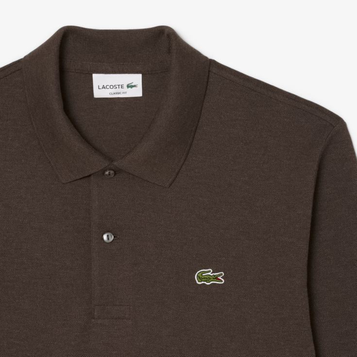 Мужское поло Lacoste L.12.21 Classic Fit с длинным рукавом