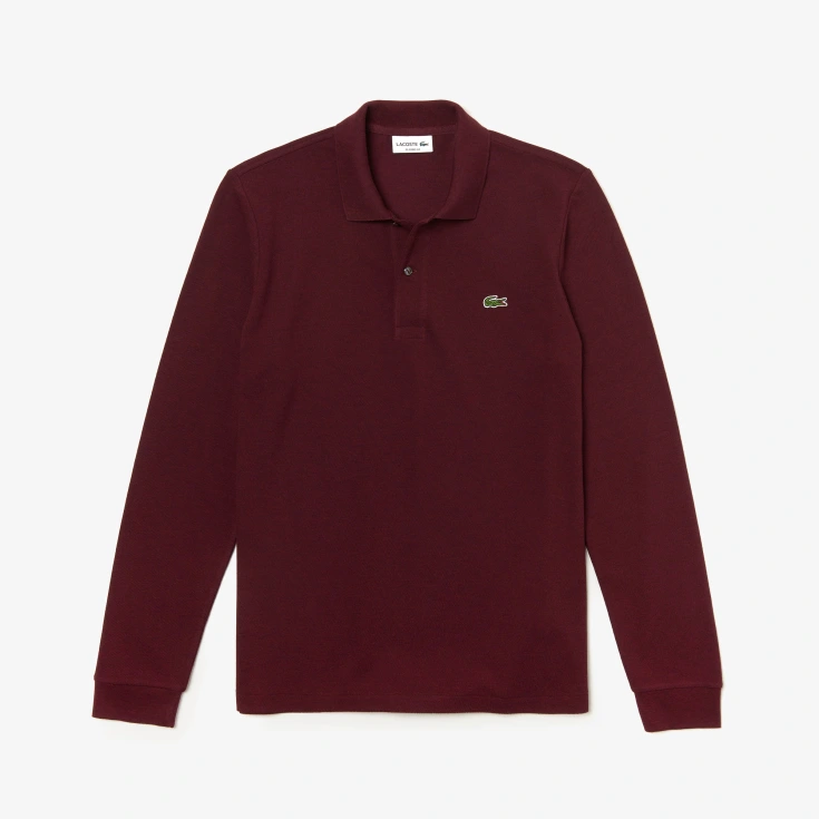 Мужское поло Lacoste L.12.21 Classic Fit с длинным рукавом
