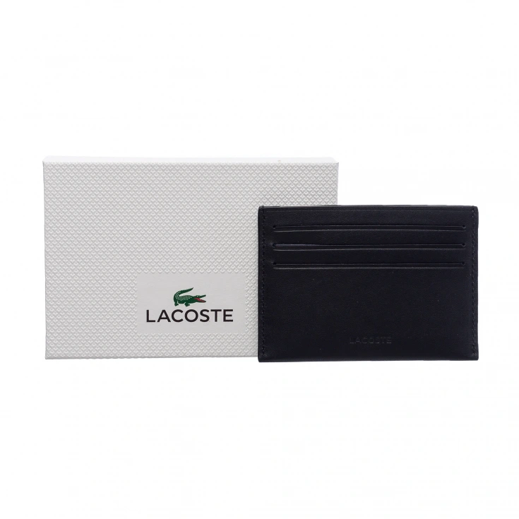 Кожаный картхолдер Lacoste