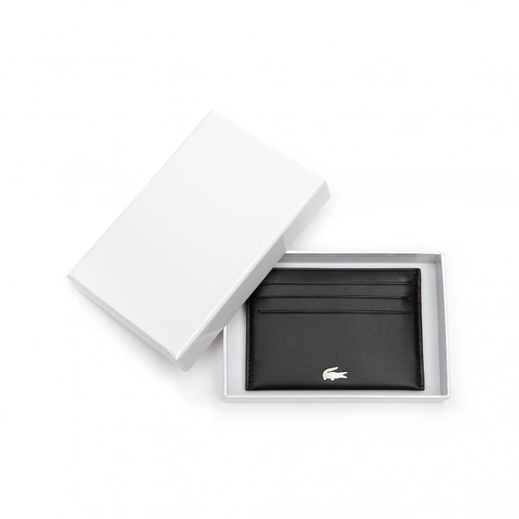 Кожаный картхолдер Lacoste