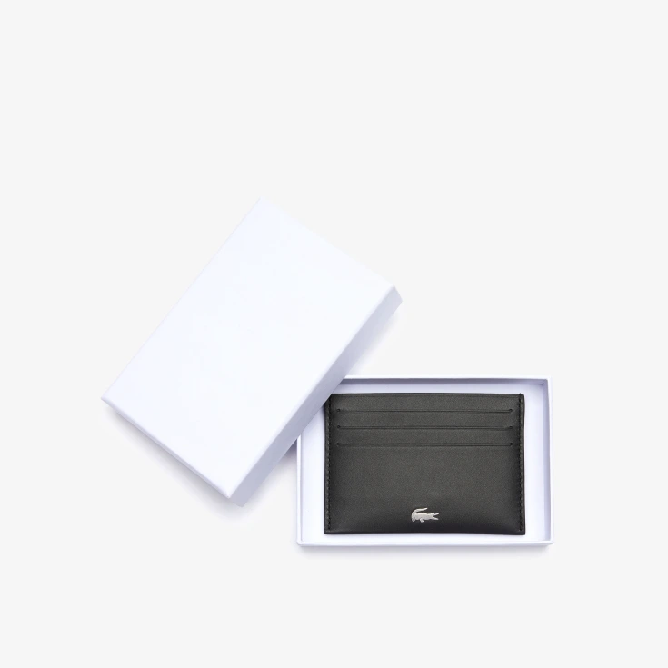 Кожаный картхолдер Lacoste