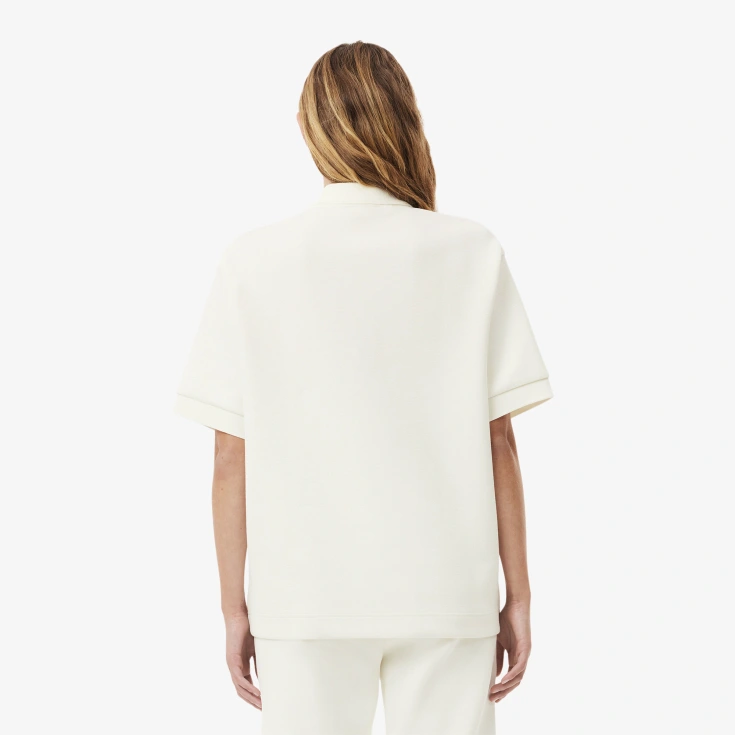 Женское поло Lacoste из смеси эластичного органического хлопка