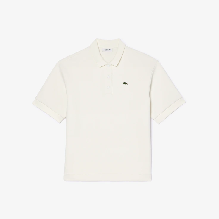 Женское поло Lacoste из смеси эластичного органического хлопка