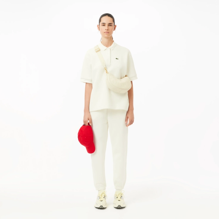 Женское поло Lacoste из смеси эластичного органического хлопка