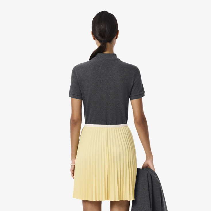 Женское поло Lacoste Slim Fit из эластичного хлопка