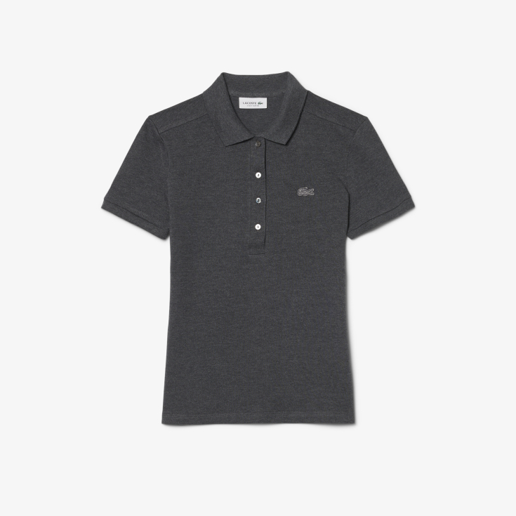 Женское поло Lacoste Slim Fit из эластичного хлопка