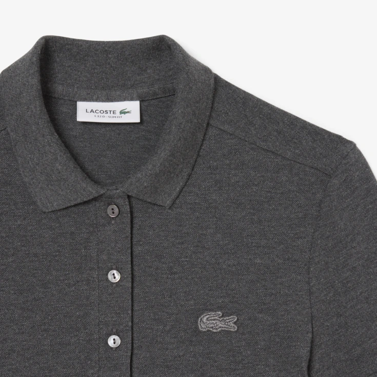 Женское поло Lacoste Slim Fit из эластичного хлопка