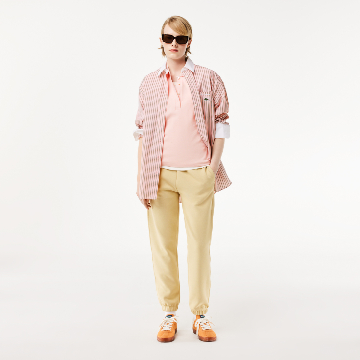 Женское поло Lacoste Slim Fit из эластичного хлопка