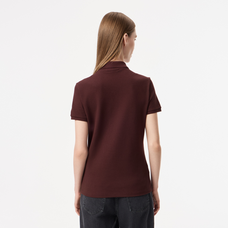 Женское поло Lacoste Slim Fit из эластичного хлопка