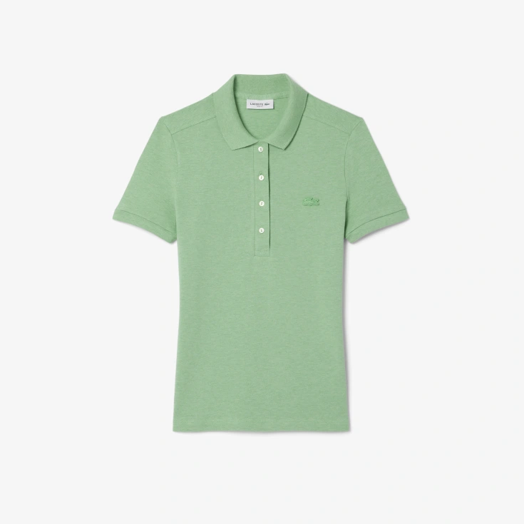 Женское поло Lacoste Slim Fit из эластичного хлопка