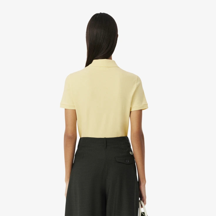 Женское поло Lacoste Slim Fit из эластичного хлопка