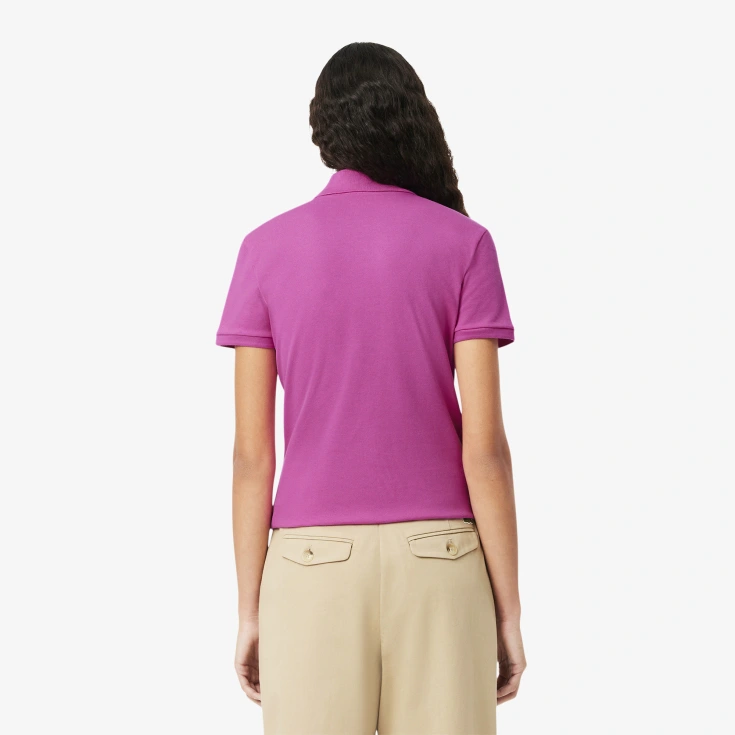 Женское поло Lacoste Slim Fit из эластичного хлопка