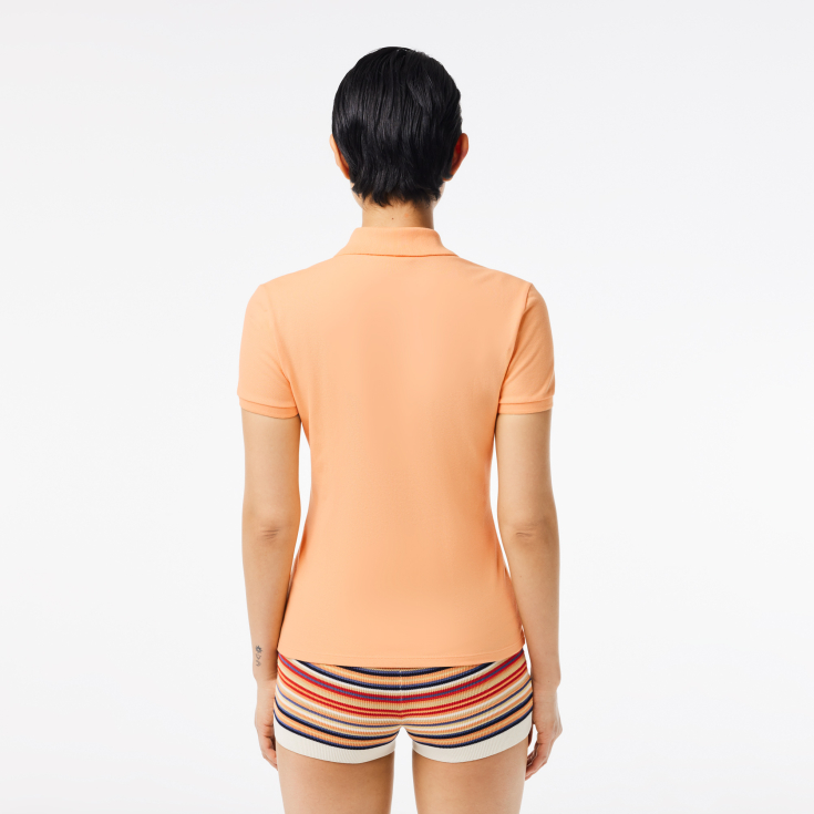 Женское поло Lacoste Slim Fit из эластичного хлопка