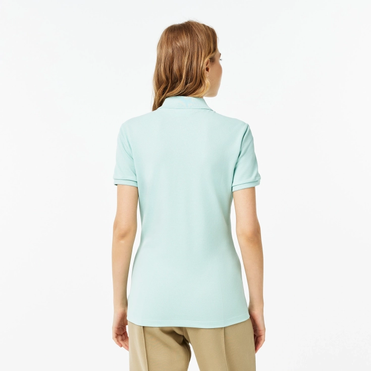 Женское поло Lacoste Slim Fit из эластичного хлопка