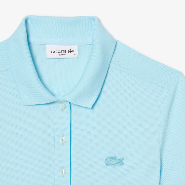 Женское поло Lacoste Slim Fit из эластичного хлопка