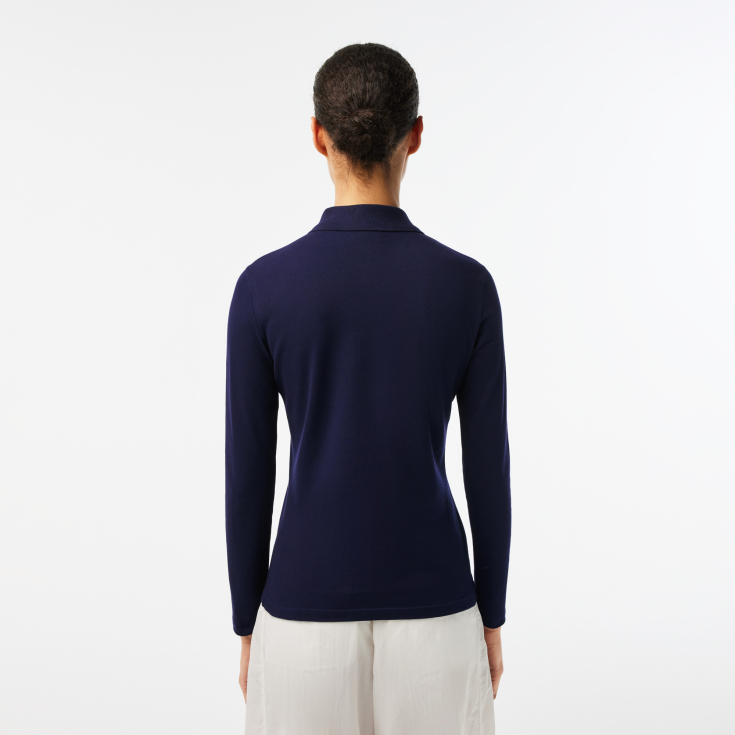 Женское поло Lacoste Slim Fit из эластичного хлопка